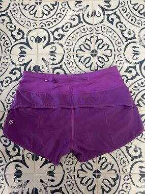 lululemon athletica Vibrant Purple Running Skort